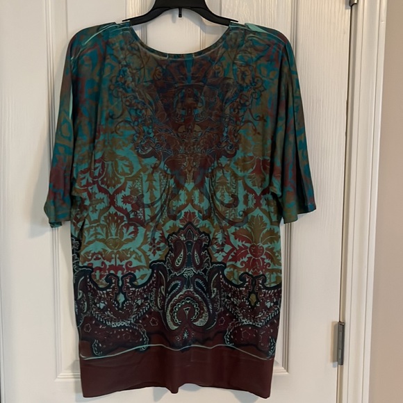 Boutique Bleu Lounge Embellished Boho Tunic - Picture 5 of 5